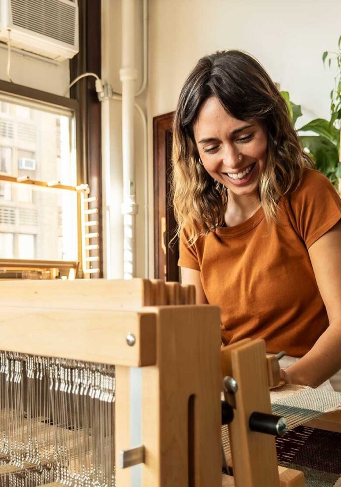 Rachel Snack - A weaver, educator, and textile artist based in Philadelphia