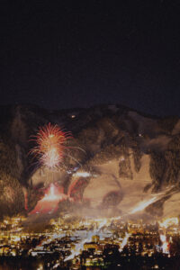 Fireworks on Aspen Mountain