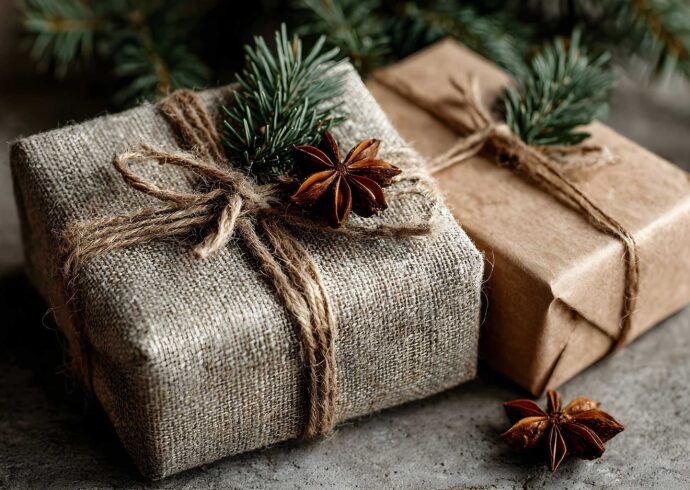 Wrapped gifts