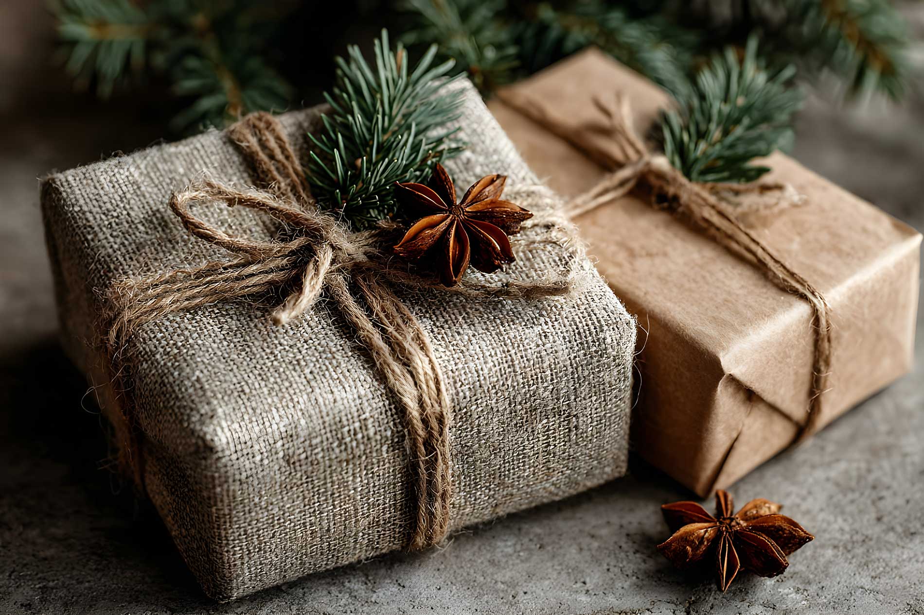 Wrapped gifts