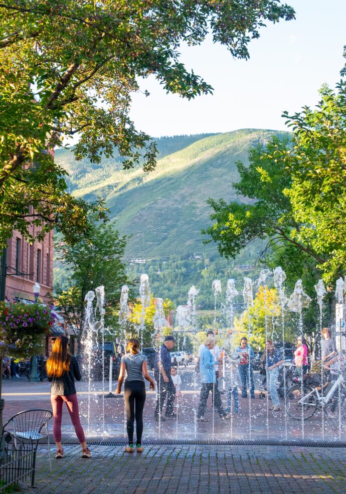 The Dancing Fountain in Aspen, Colorado