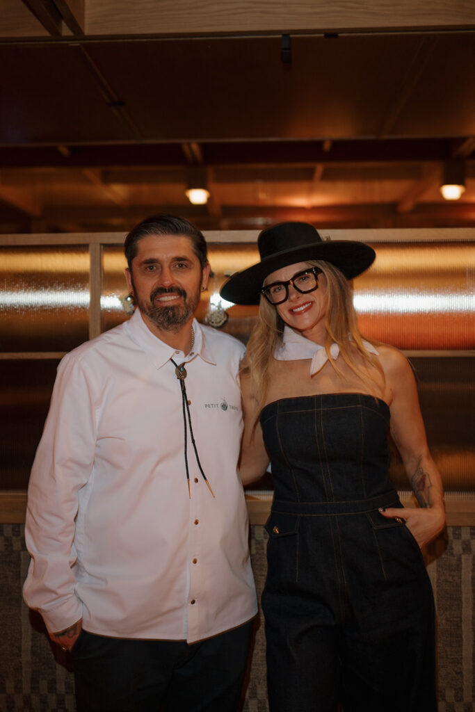 Chef Ludo Lefebvre and his wife at Petit Trois Aspen
