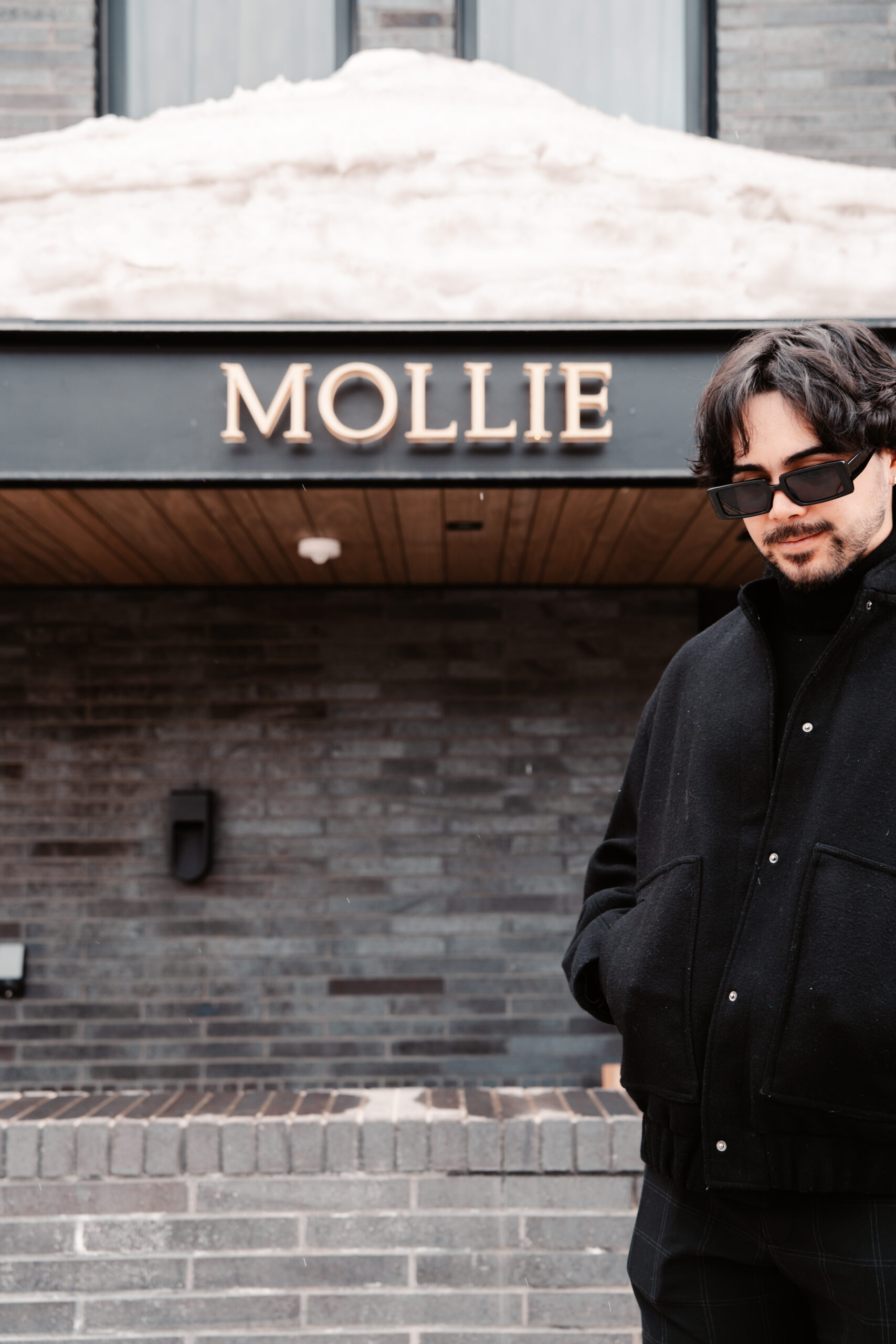 Male Guest outside of MOLLIE Aspen