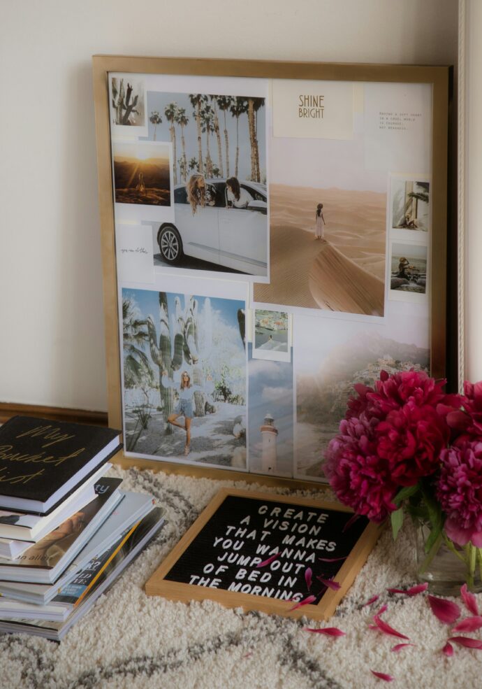 a vision board example