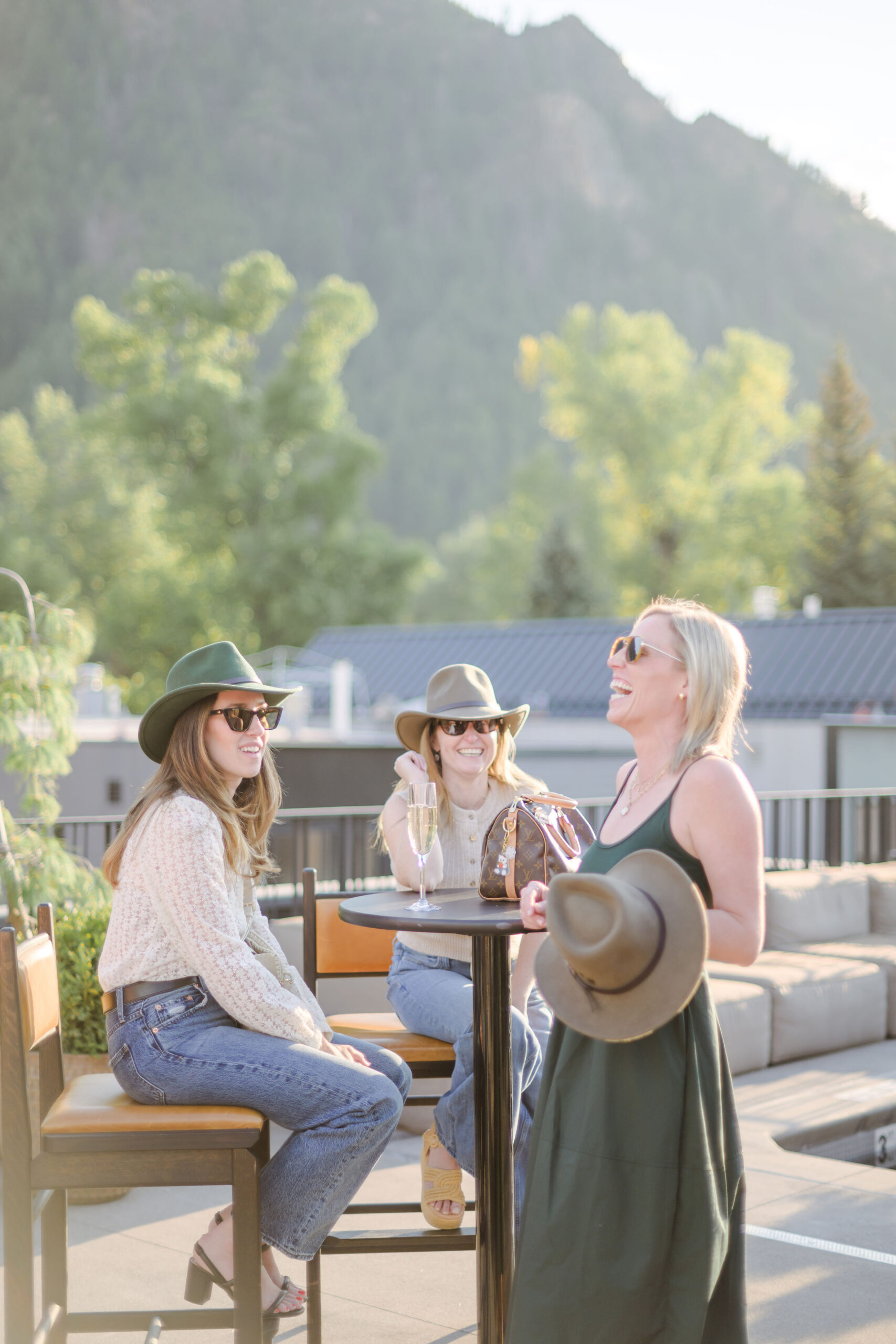 Guests enjoying the Roof Terrace