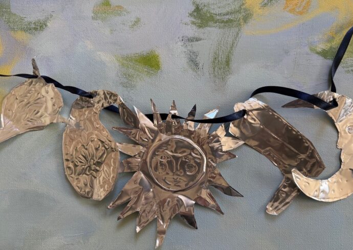 Embossed Garland made by Joon the Artist