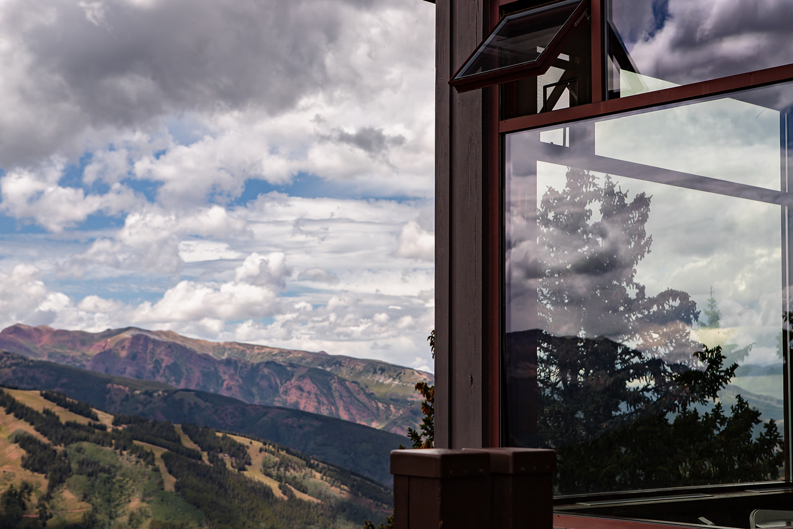 Views from the Sundeck on Aspen Mountain
