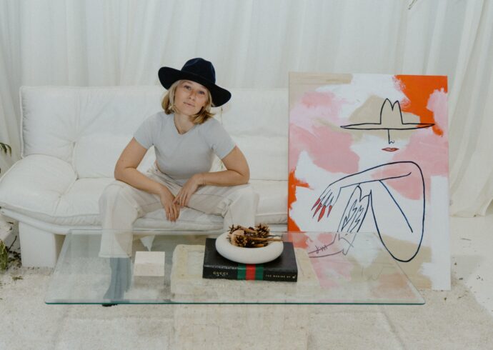 Artist Ariana Barnstable for Lazy Cowgirl Brunch