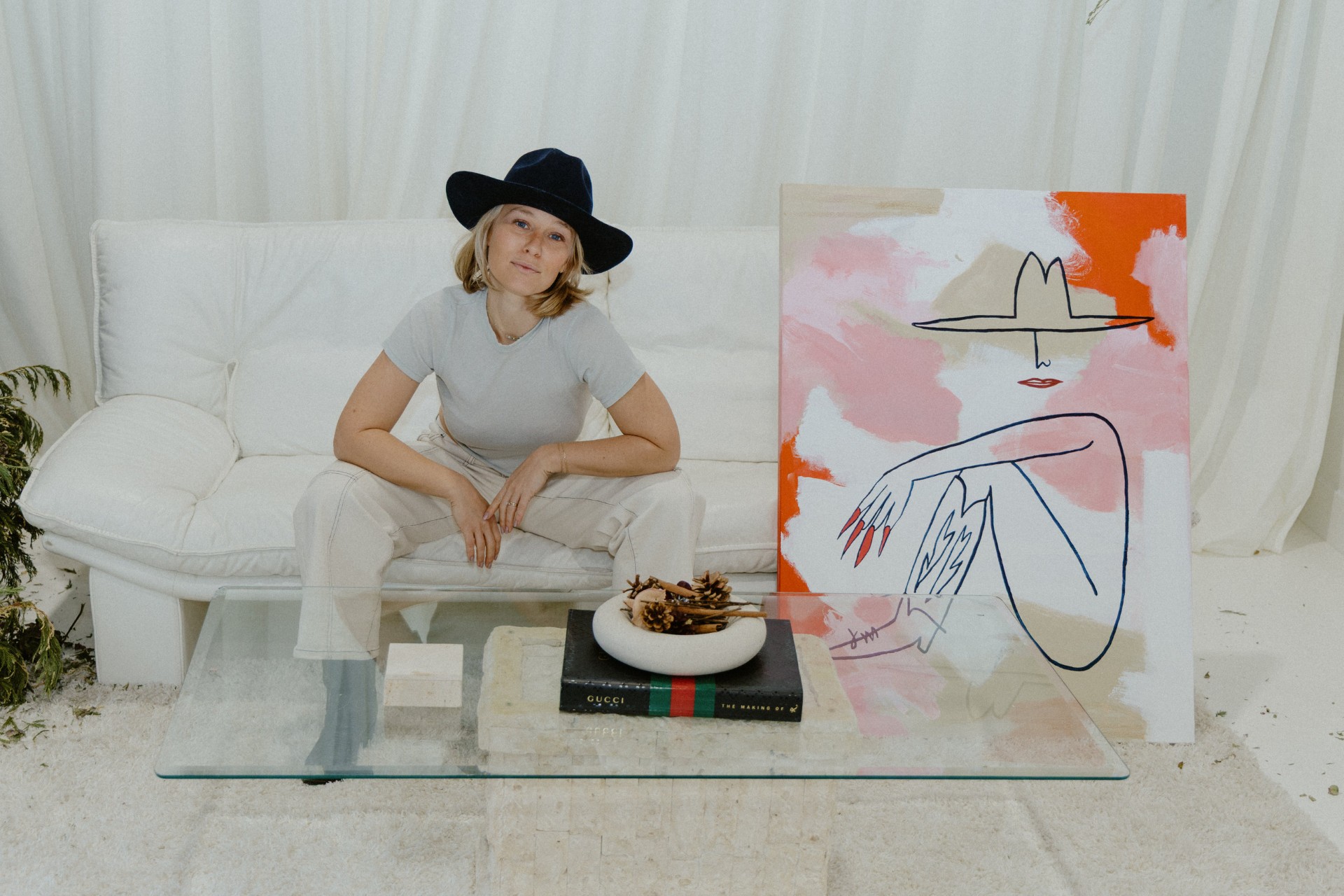 Artist Ariana Barnstable for Lazy Cowgirl Brunch