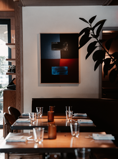 Ethan Cook art in MOLLIE Aspen