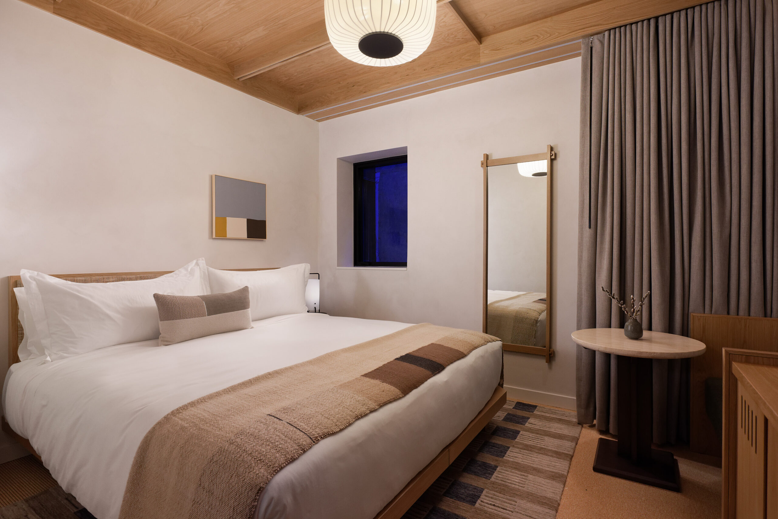 Art by Ethan Caflisch in MOLLIE Aspen guest room