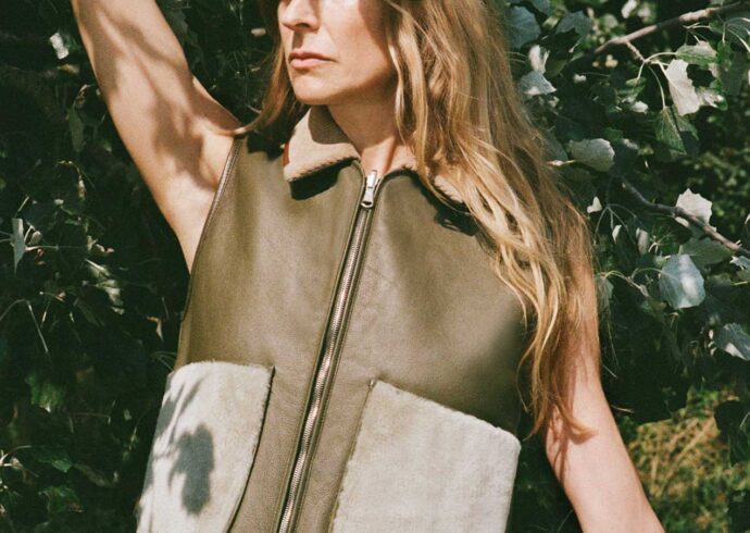 Woman in Marfa Stance vest