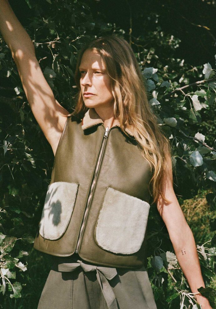 Woman in Marfa Stance vest