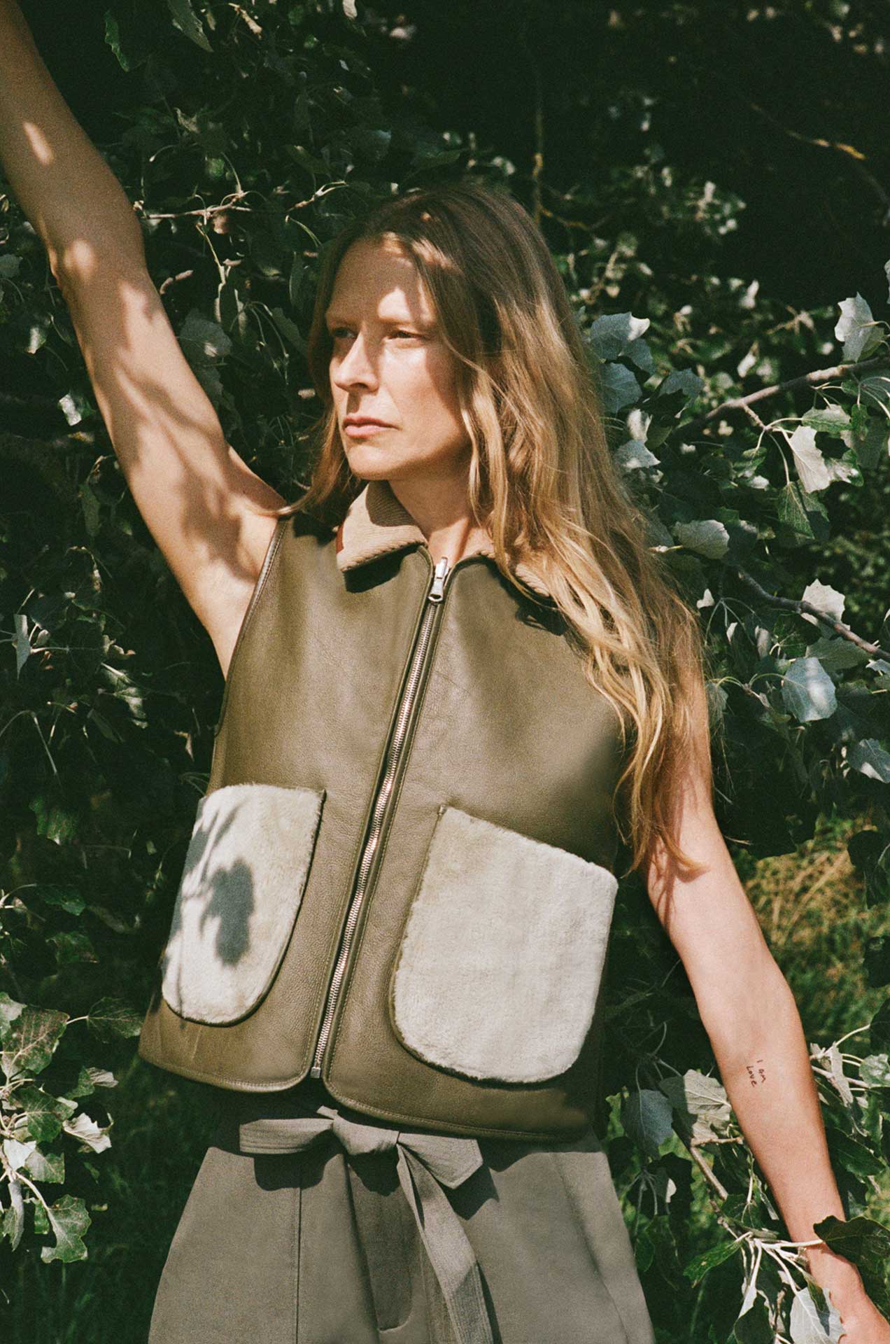 Woman in Marfa Stance vest