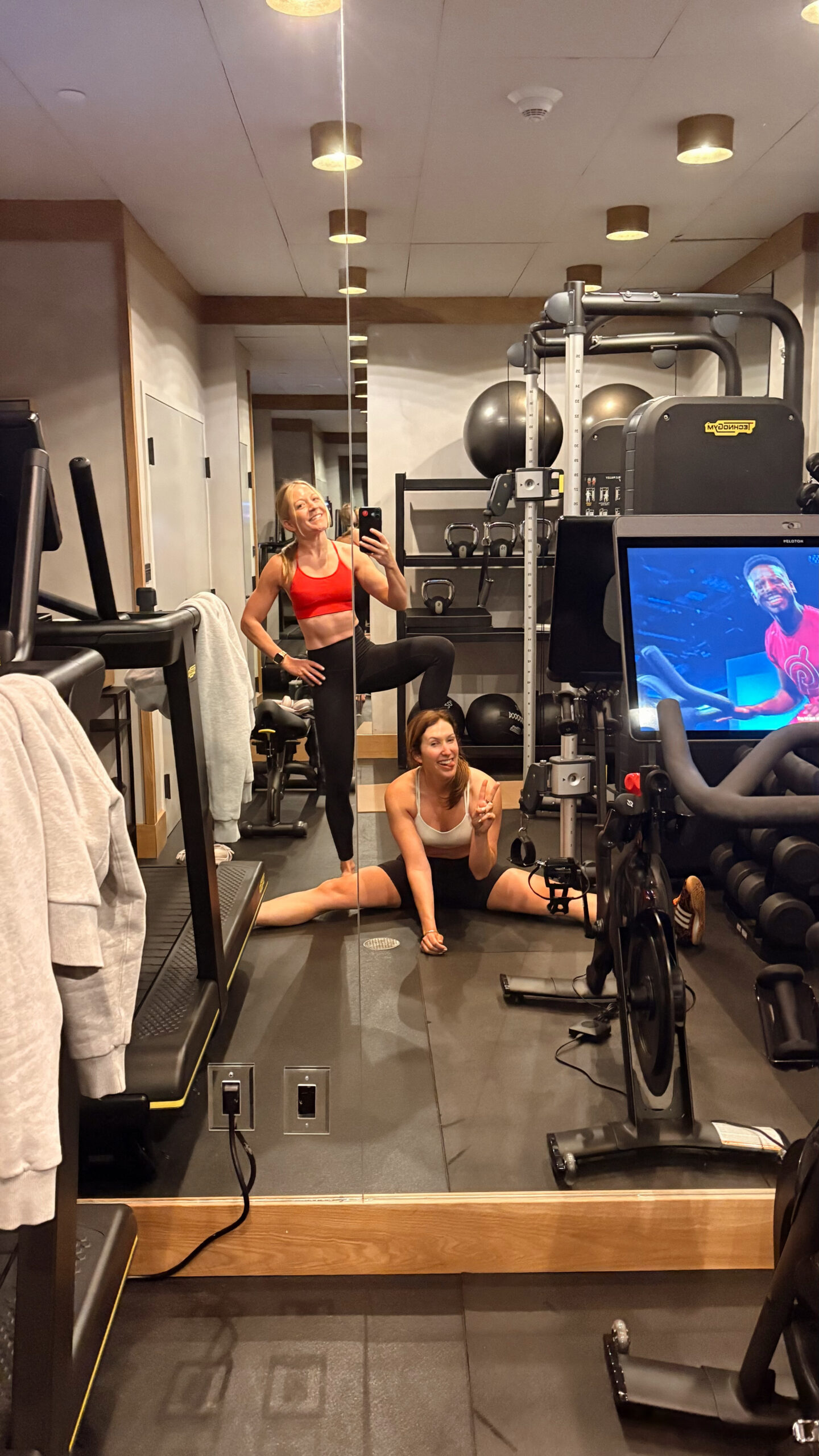 Guests enjoying the Fitness Center at MOLLIE Aspen