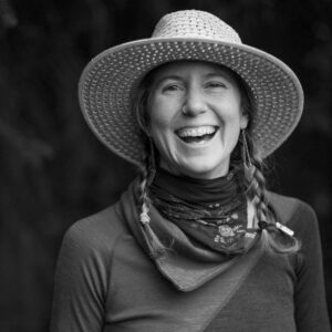 Portrait of watercolor artist Sarah Uhl