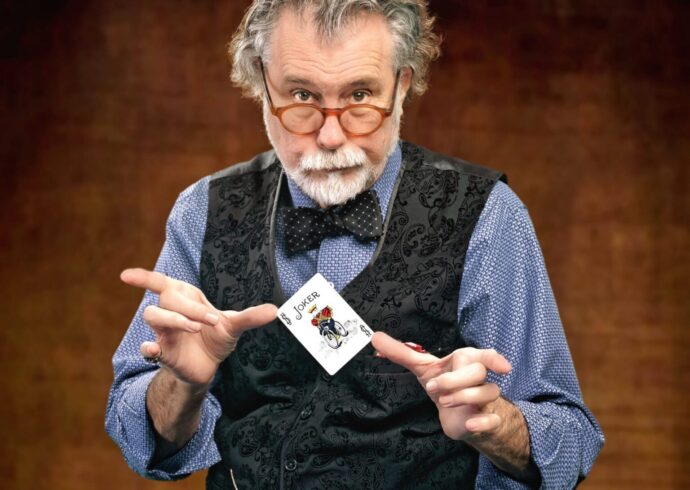 Close-up magician Doc Eason