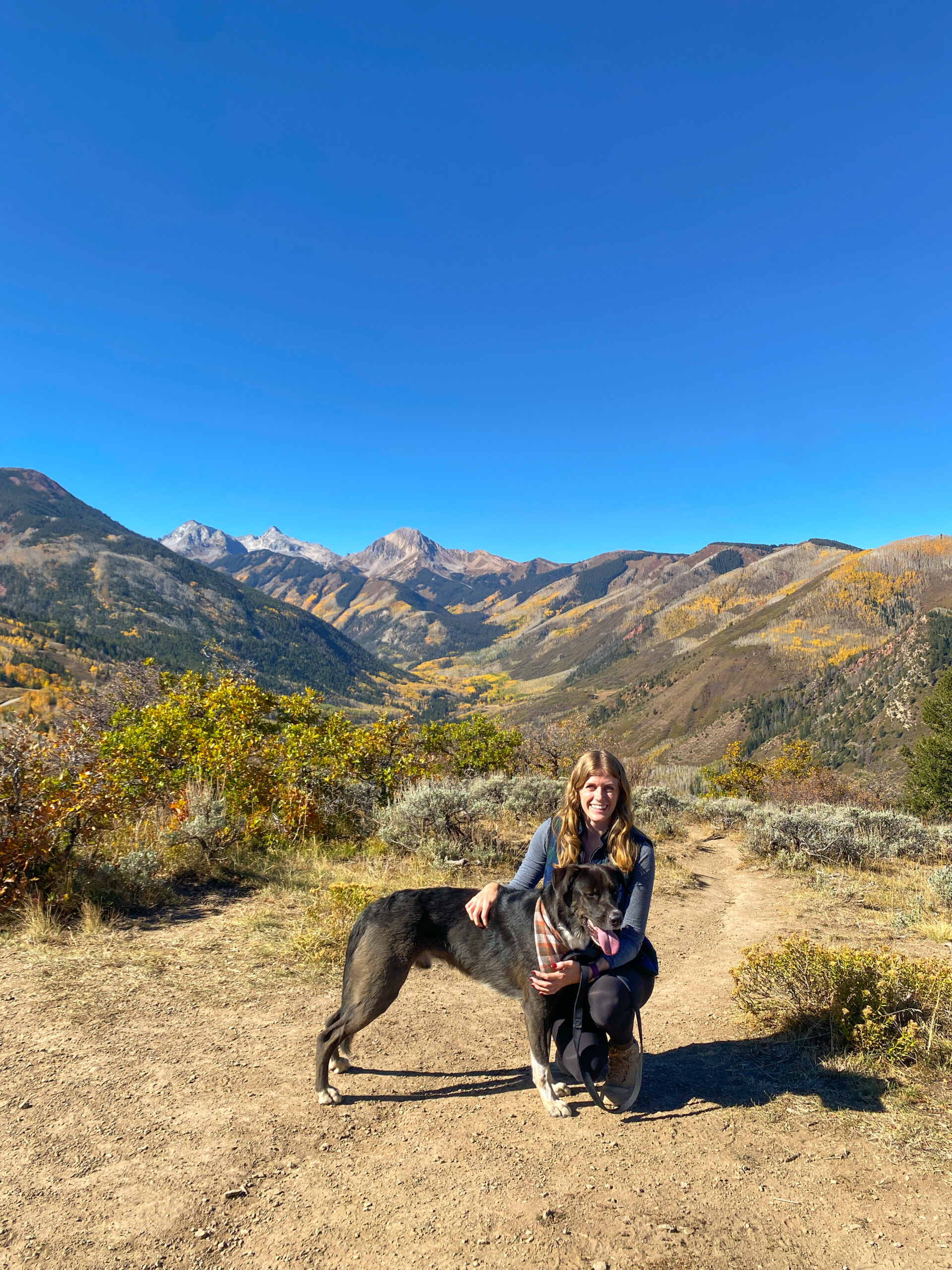 Guest hiking around Aspen Snowmass 