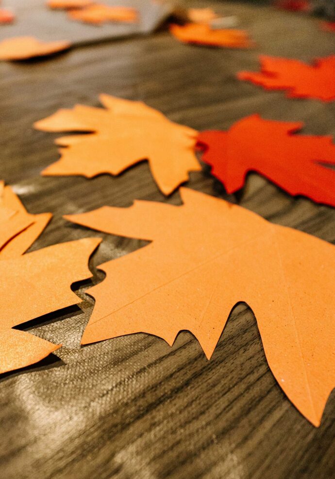 Thanksgiving kids' crafting at MOLLIE