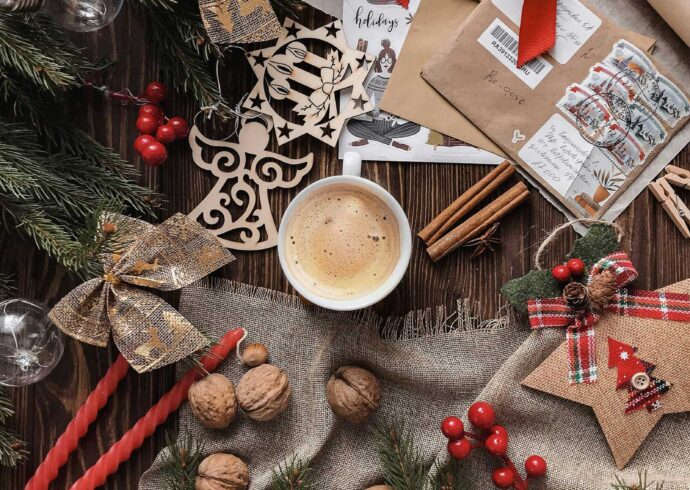 Holiday ornament crafting at MOLLIE Aspen