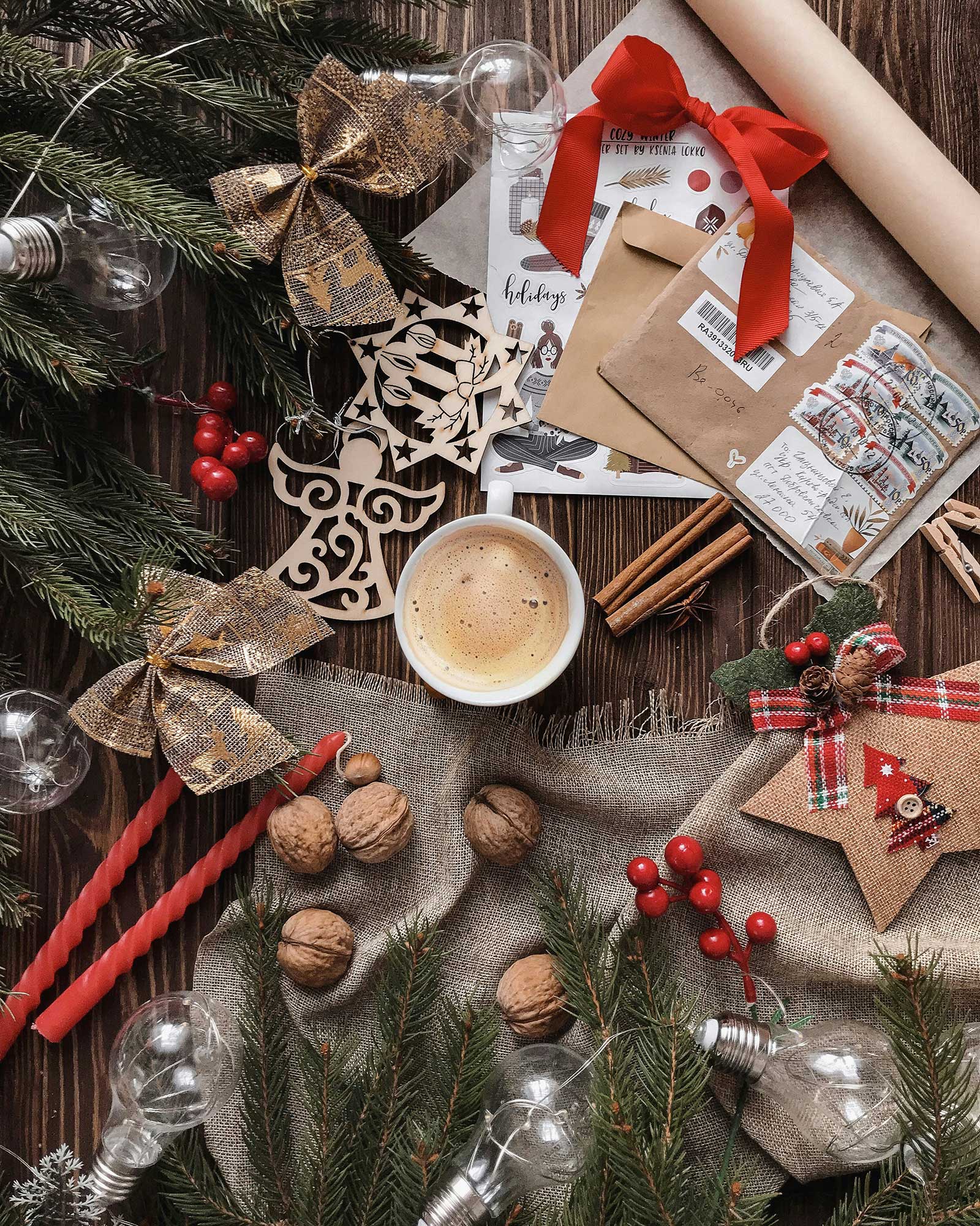 Holiday ornament crafting at MOLLIE Aspen