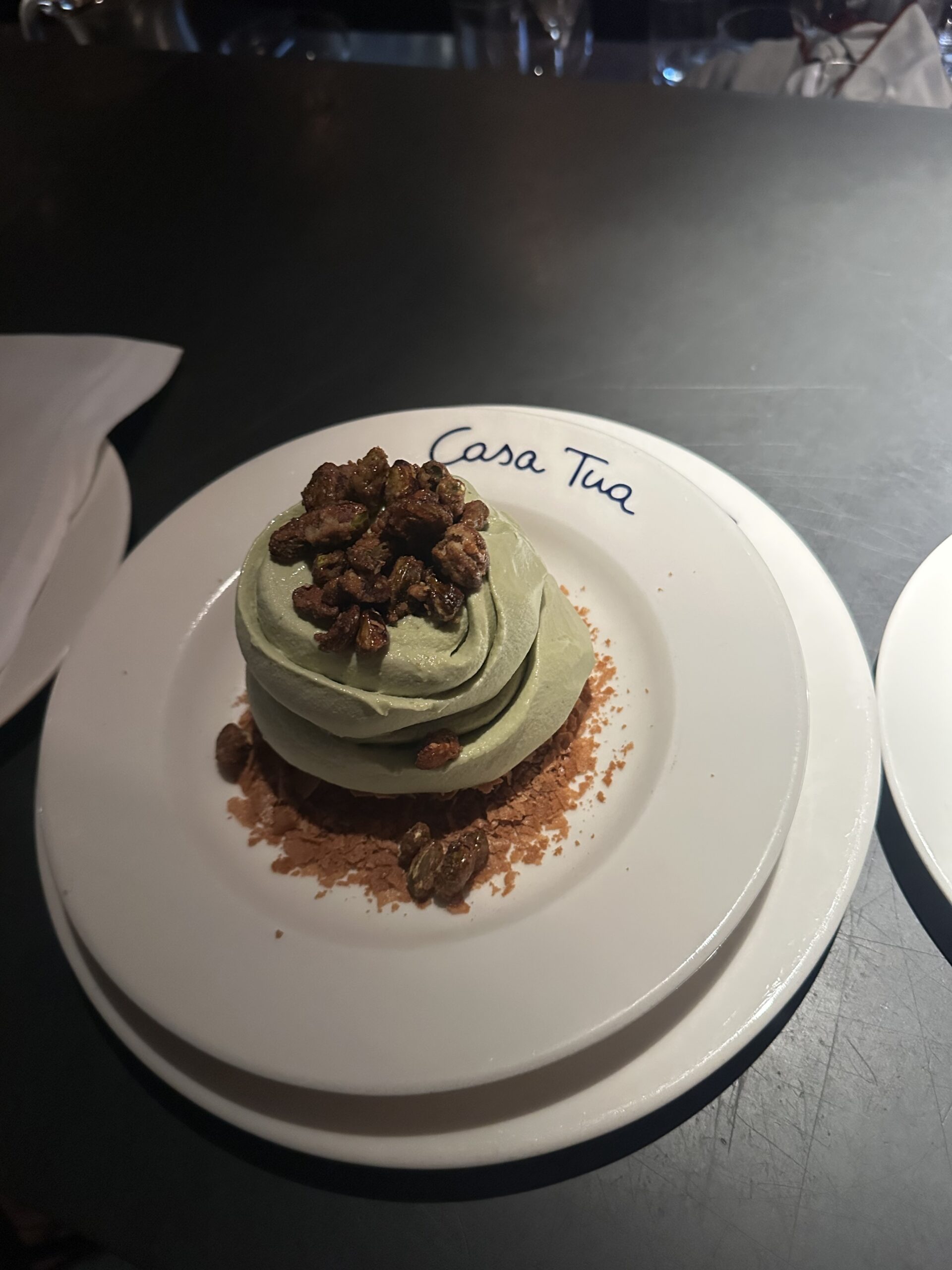 The pistachio gelato at Casa Tua Aspen